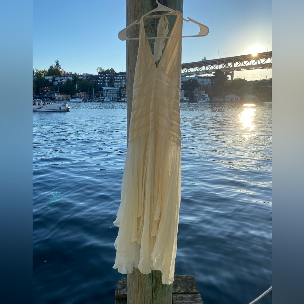 100% silk, petite size 6, As is